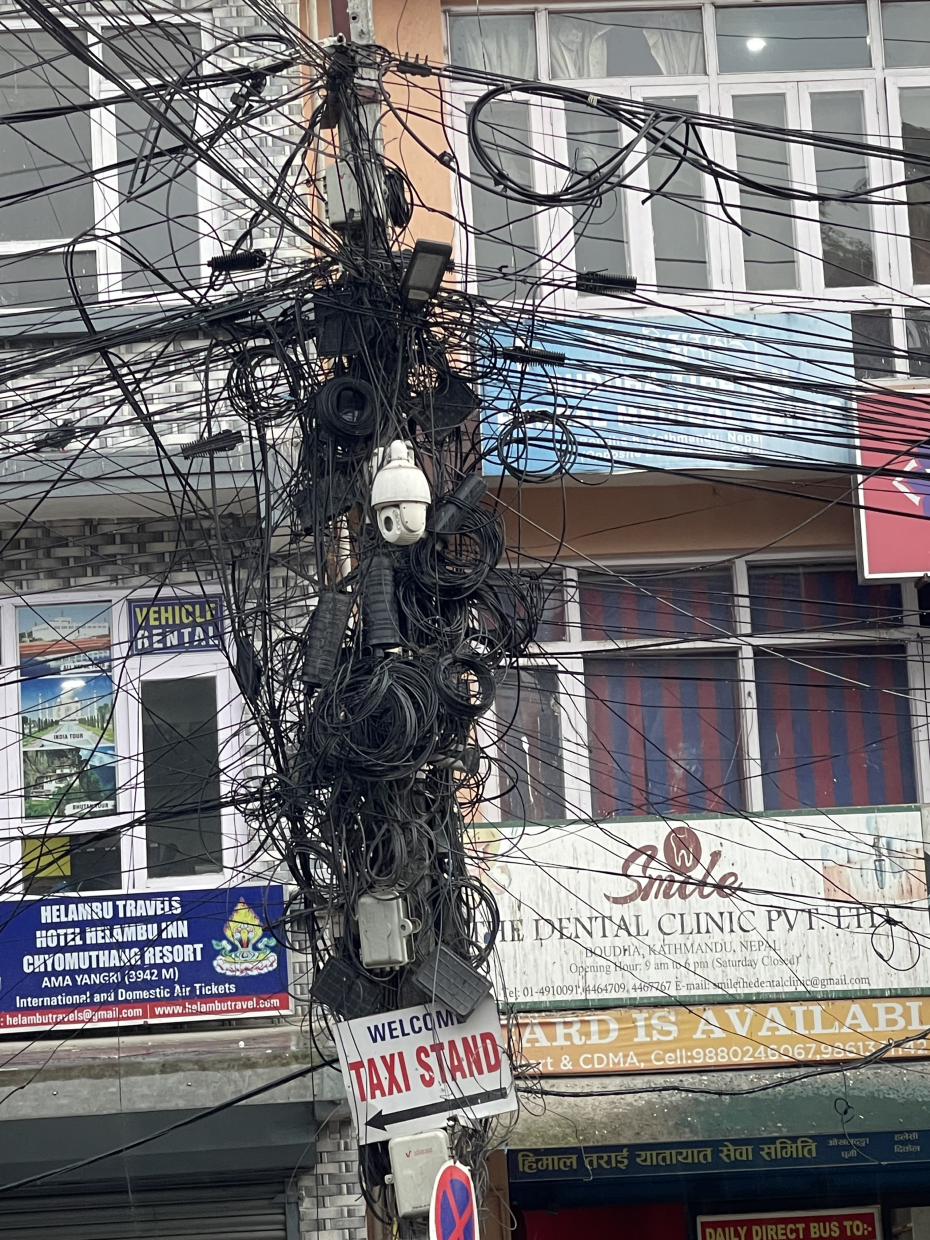 Kabel Chaos Kathmandu